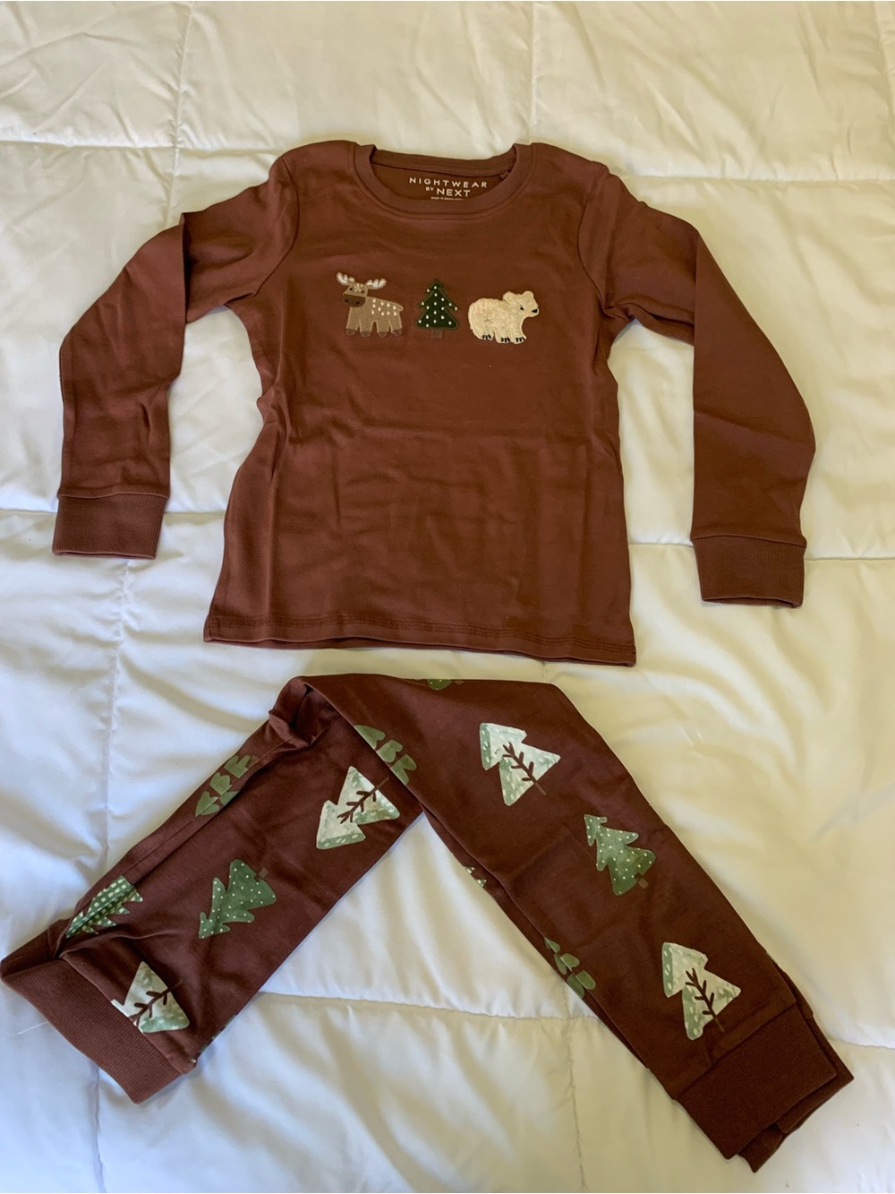New Nightwear by NEXT matching pj set girls size 6-7y